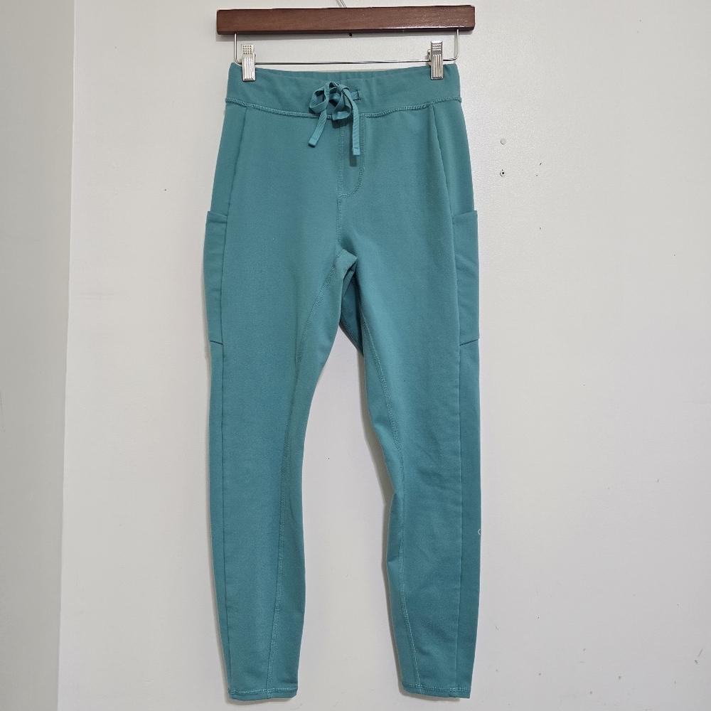 ALO yoga size Small High Waist 7/8‎ Checkpoint Leggings Teal